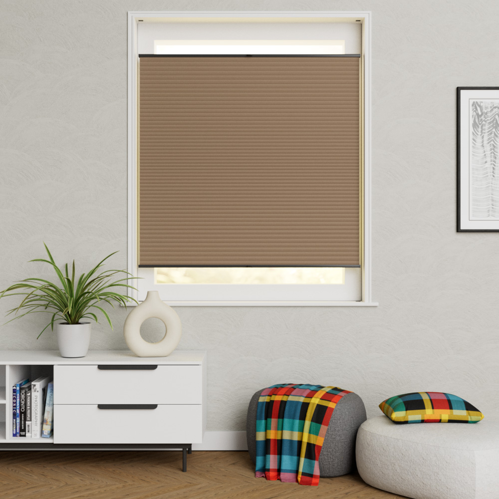 Plisse Elite verduisterend Ingespannen Taupe