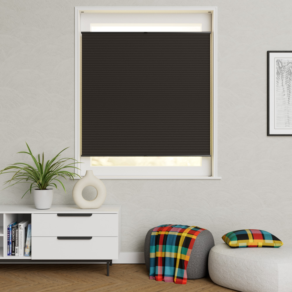 Plisse Elite verduisterend Ingespannen Zwart Grijs