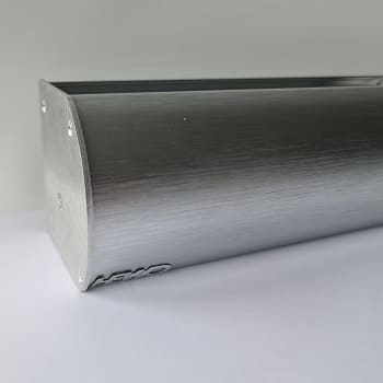 Cassette duo rolgordijn design aluminium brushed