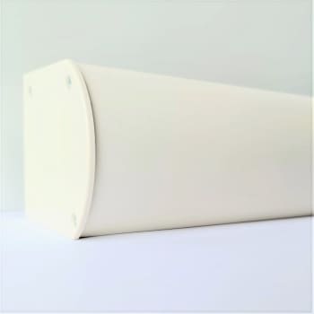 Cassette duo rolgordijn  Ral 9010 Rond